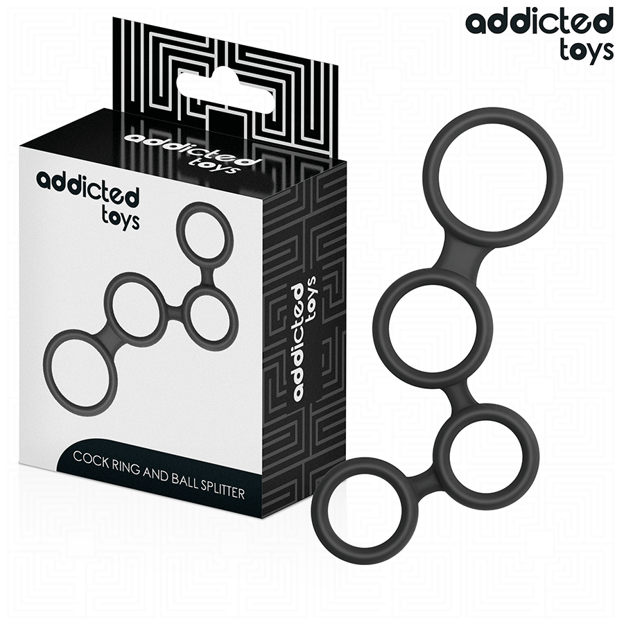 ADDICTED TOYS - ANELLO PER PENE CON DIVISORI PER TESTICOLI Addicted Toys