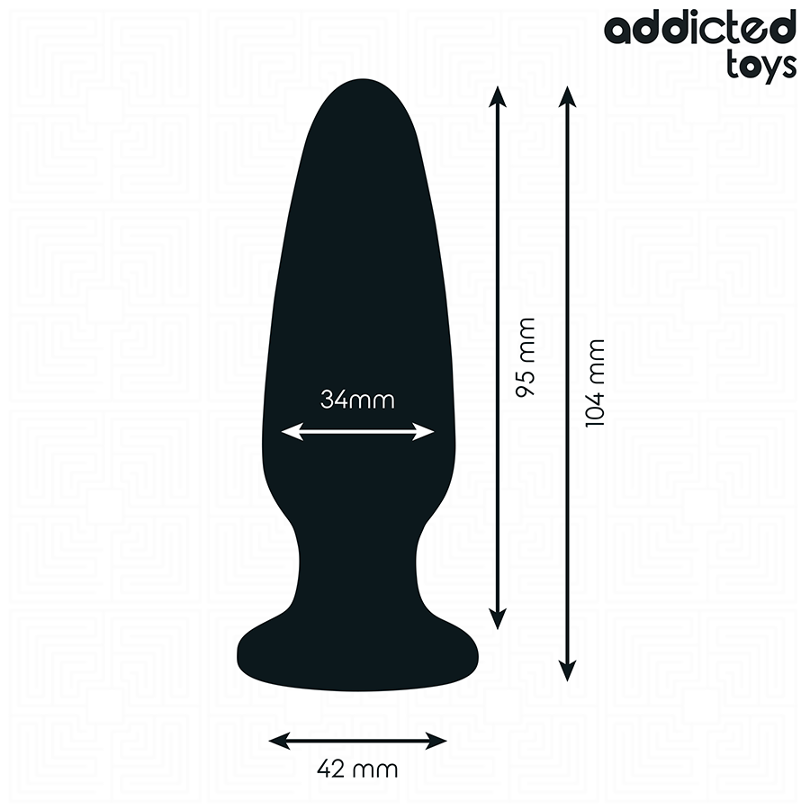 ADDICTED TOYS - PLUG ANALE CON GIOIELLO TAGLIA M 10,4 CM Addicted Toys