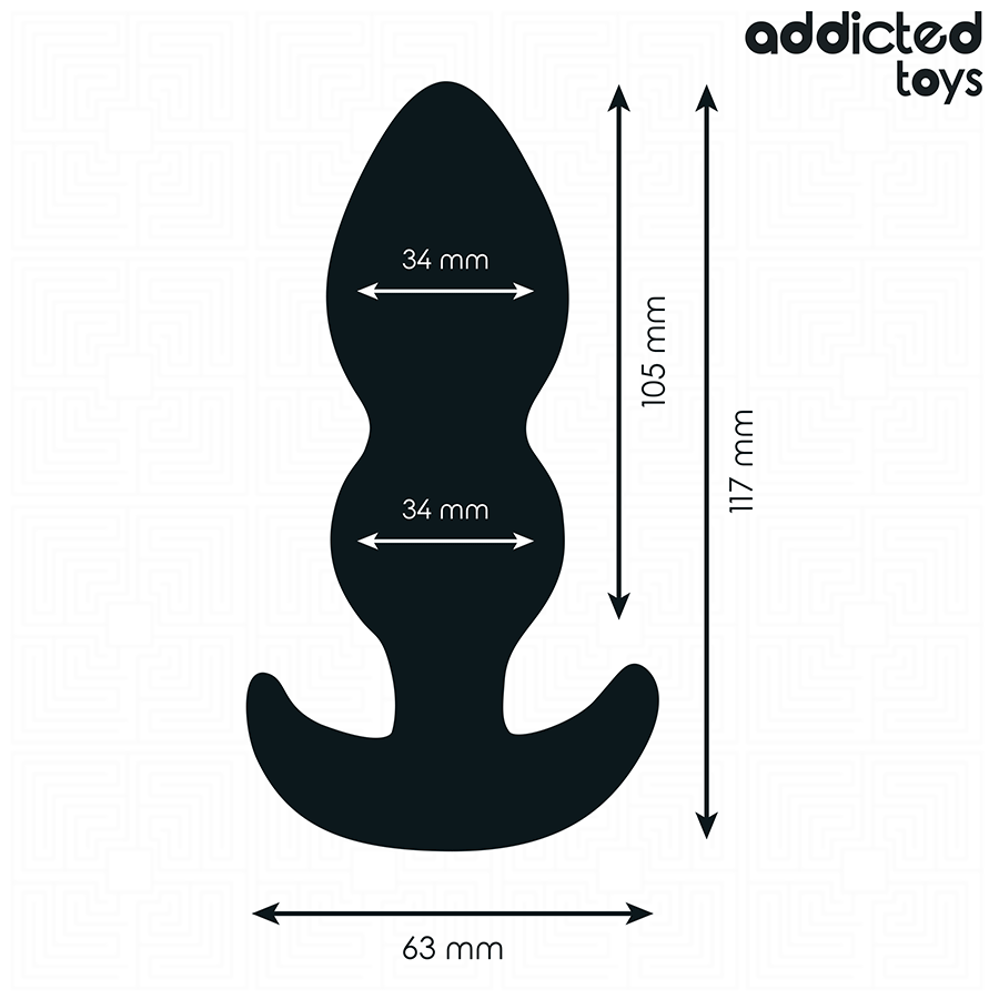 ADDICTED TOYS - TAPPO ANALE TAGLIA L 11,7 CM Addicted Toys