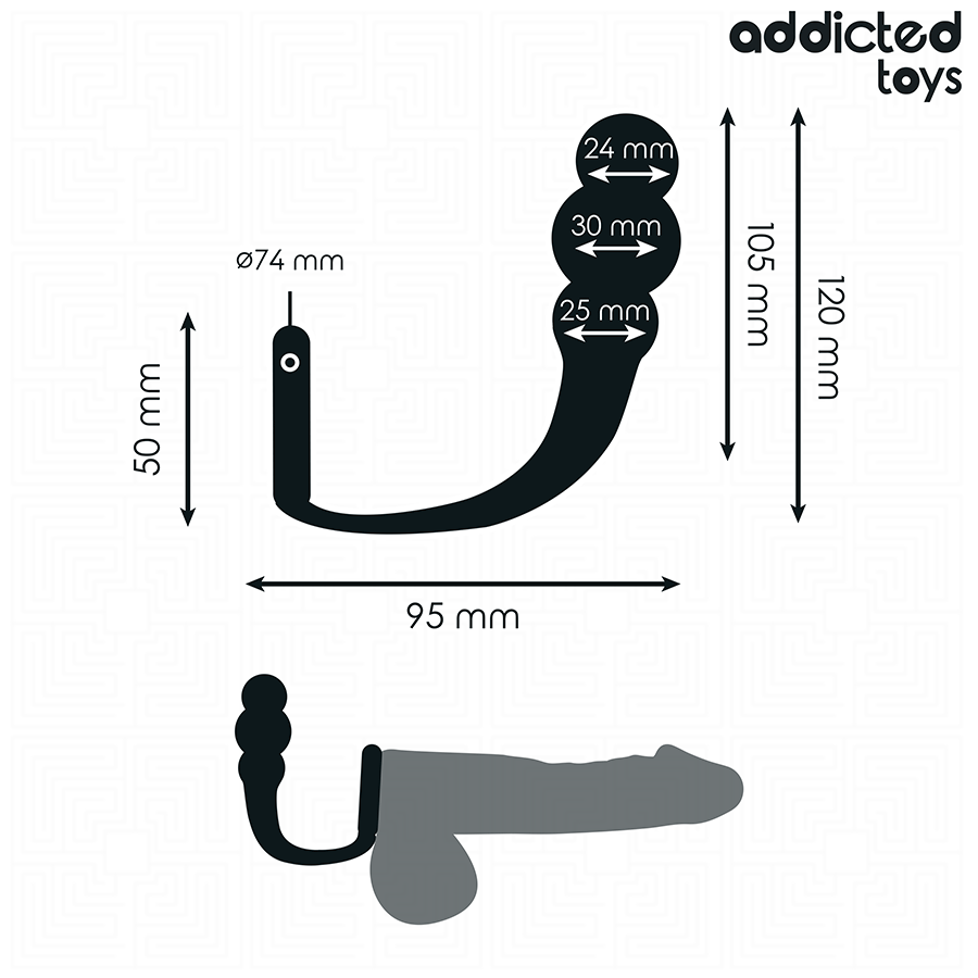 ADDICTED TOYS - PLUG ANALE CON ANELLO MODELLO 1 Addicted Toys