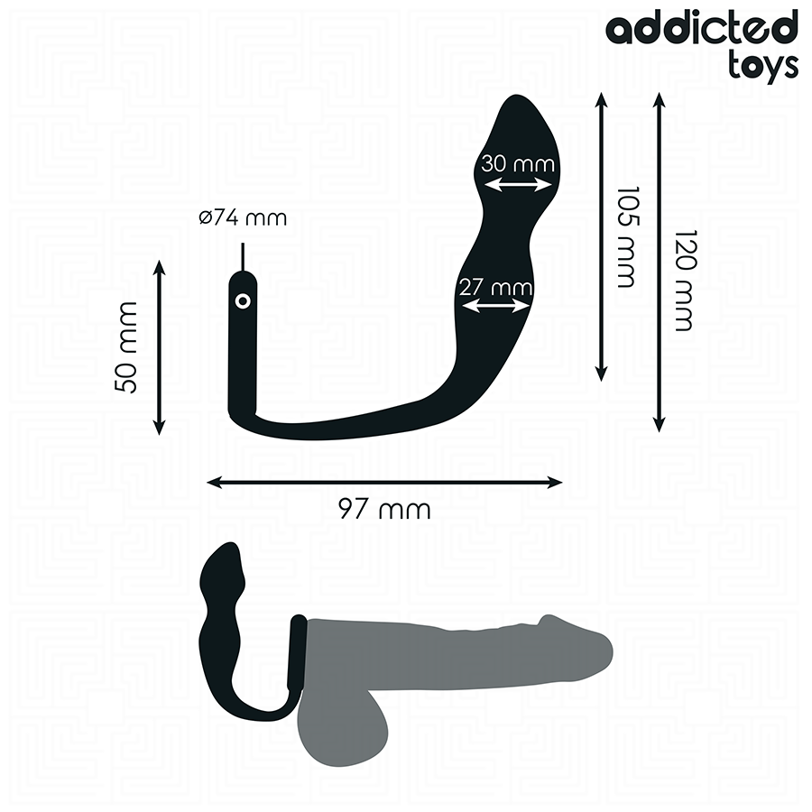 ADDICTED TOYS - PLUG ANALE CON ANELLO MODELLO 2 Addicted Toys