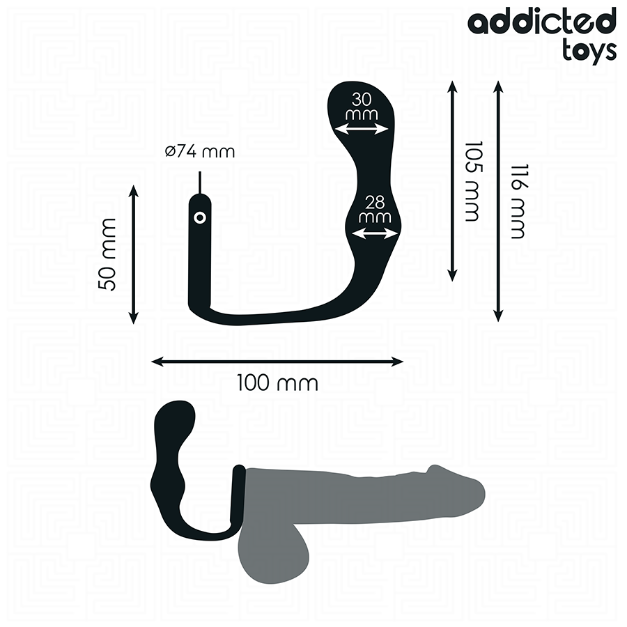 ADDICTED TOYS - PLUG ANALE CON ANELLO MODELLO 3 Addicted Toys