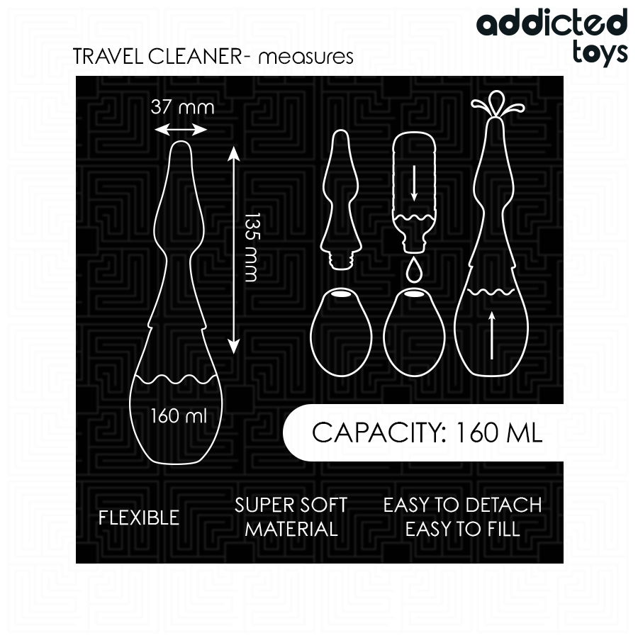 ADDICTED TOYS - DETERGENTE DA VIAGGIO MODELLO 1 Addicted Toys