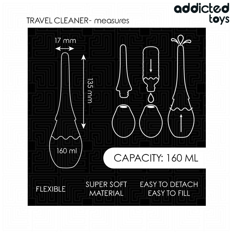 ADDICTED TOYS - DETERGENTE DA VIAGGIO MODELLO 3 Addicted Toys