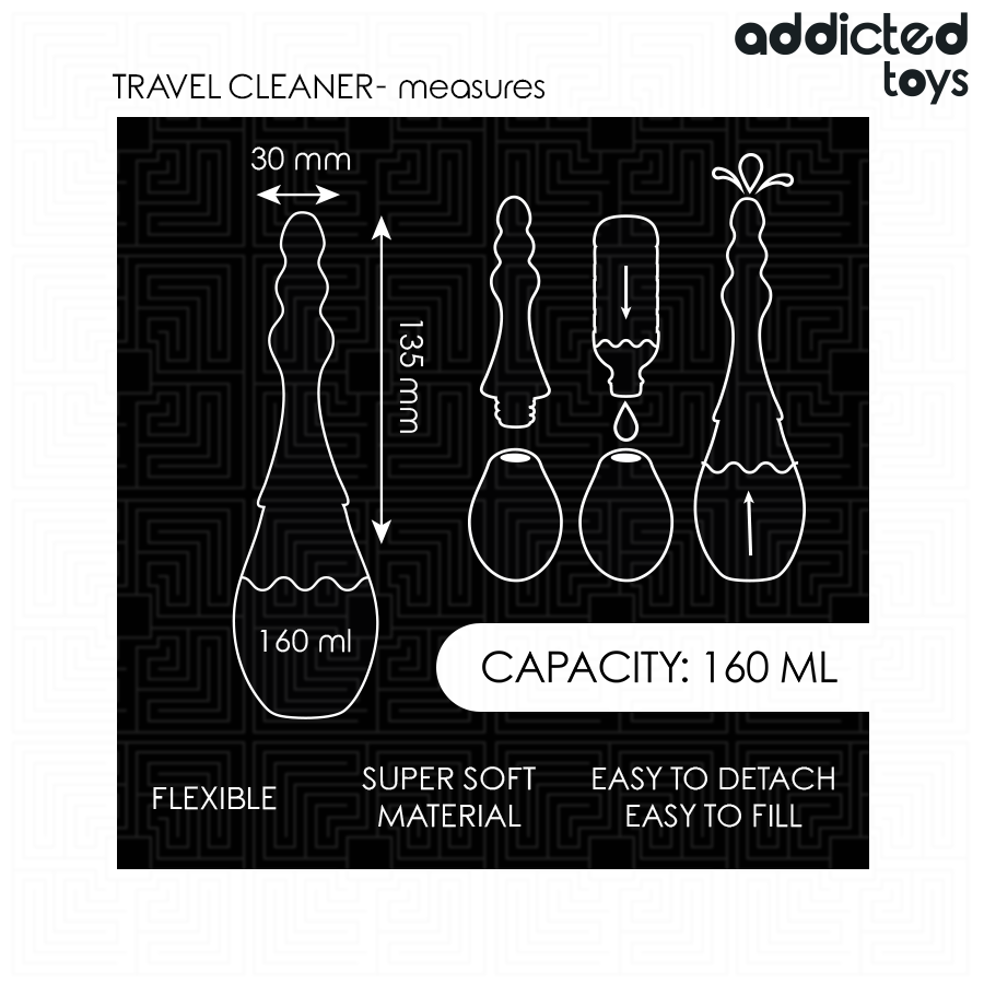 ADDICTED TOYS - DETERGENTE DA VIAGGIO MODELLO 4 Addicted Toys