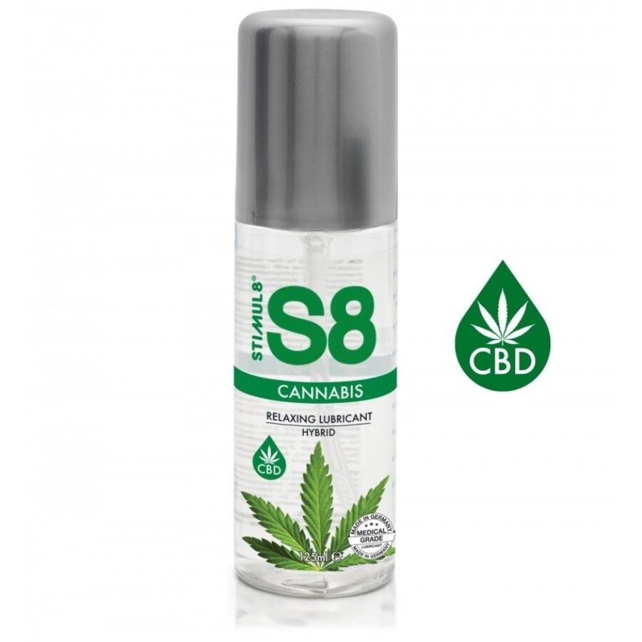 STIMUL8 - S8 LUBRIFICANTE IBRIDO ALLA CANNABIS 125 ML Stimul8