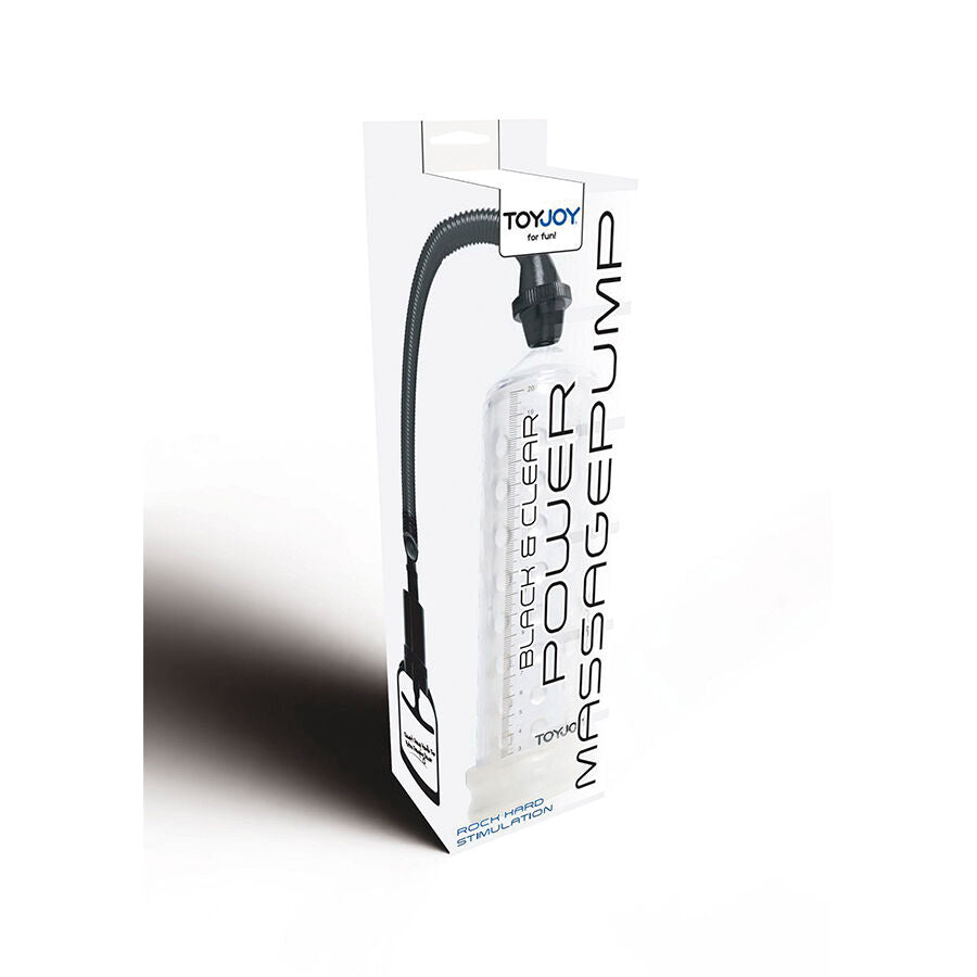 TOYJOY - POMPA PER MASSAGGI POTENTE CON MANICOTTO TRASPARENTE Toyjoy
