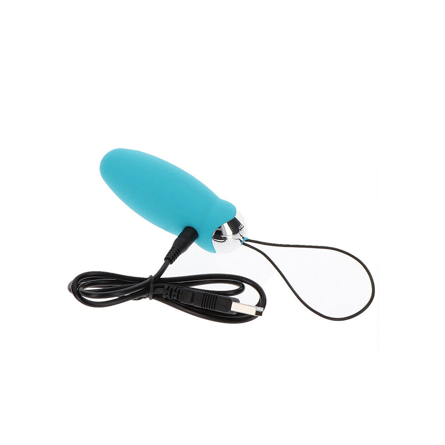 TOYJOY - VIBRATORE HAPPINESS SONO COS EGGCITED CON TELECOMANDO BLU Toyjoy
