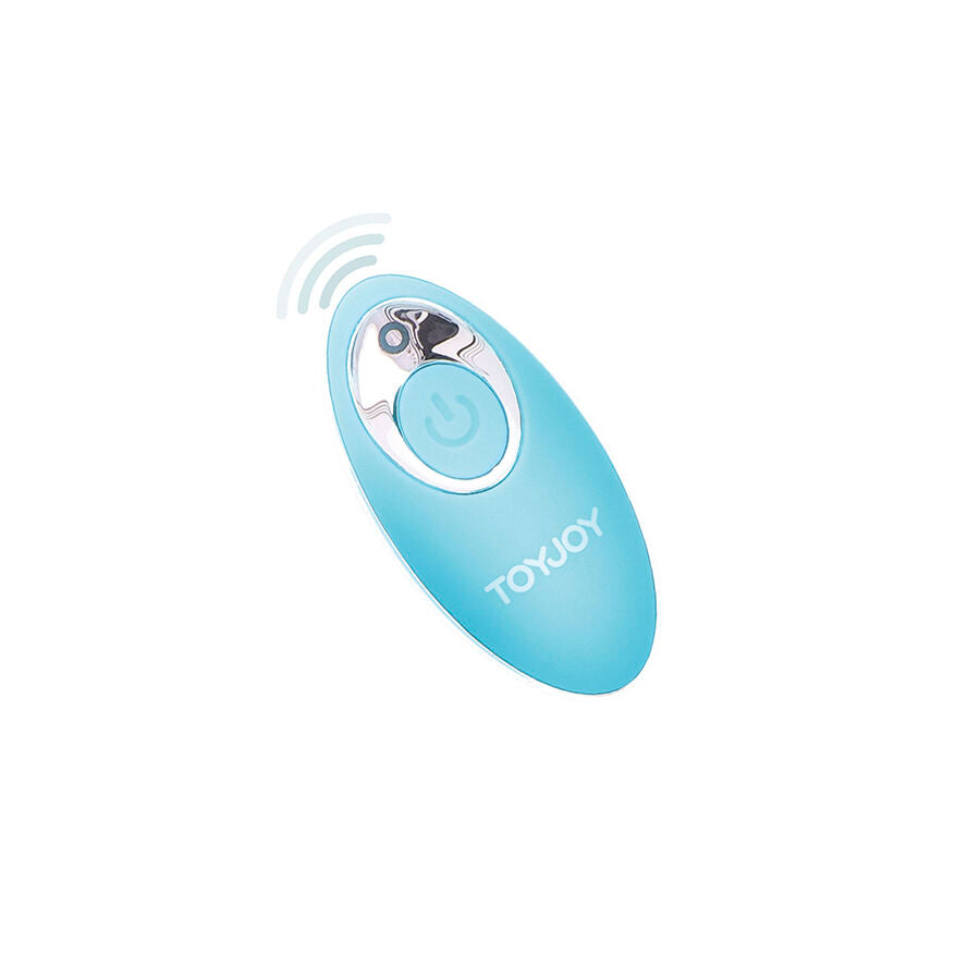 TOYJOY - VIBRATORE HAPPINESS SONO COS EGGCITED CON TELECOMANDO BLU Toyjoy