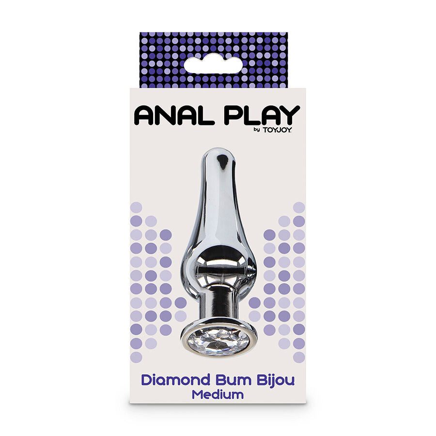 TOYJOY - ANAL PLAY DIAMOND BUM BIJOU PLUG ANALE MEDIO Toyjoy