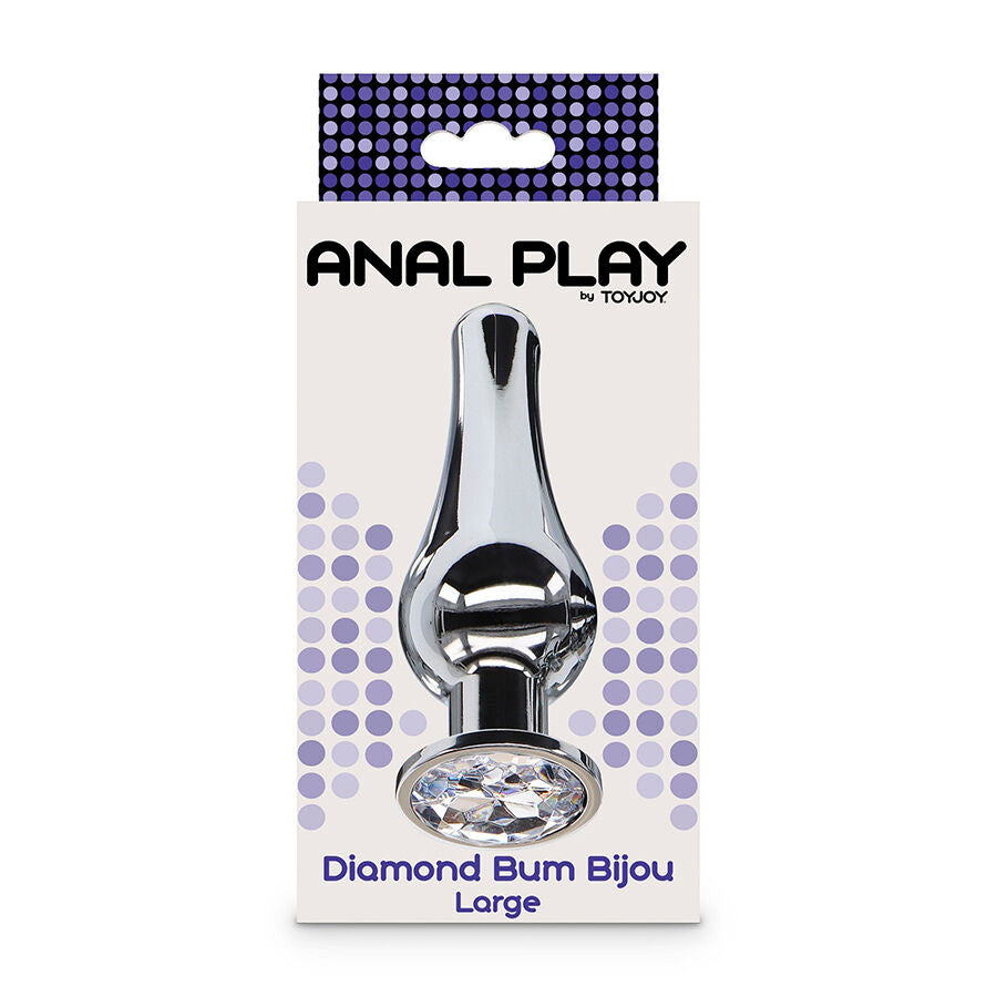 TOYJOY - ANAL PLAY DIAMANTE BUM BIJOU GRANDE PLUG ANALE Toyjoy