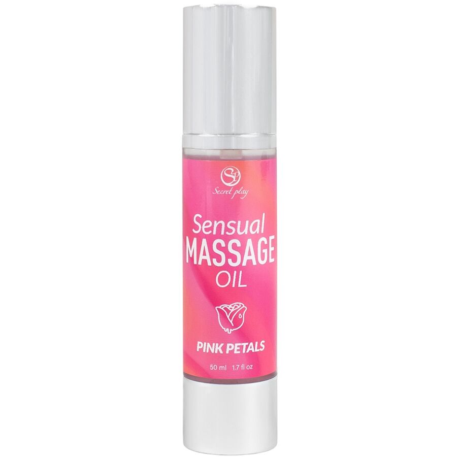 SECRETPLAY - OLIO PER MASSAGGI AI PETALI ROSA Secretplay Cosmetic