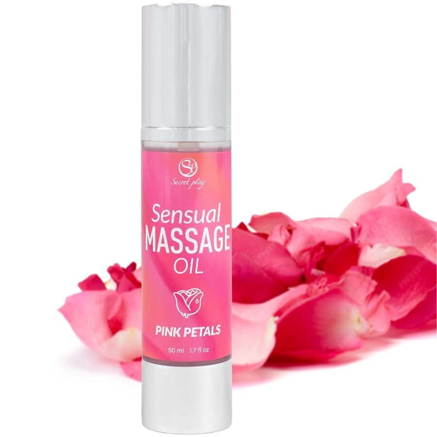 SECRETPLAY - OLIO PER MASSAGGI AI PETALI ROSA Secretplay Cosmetic