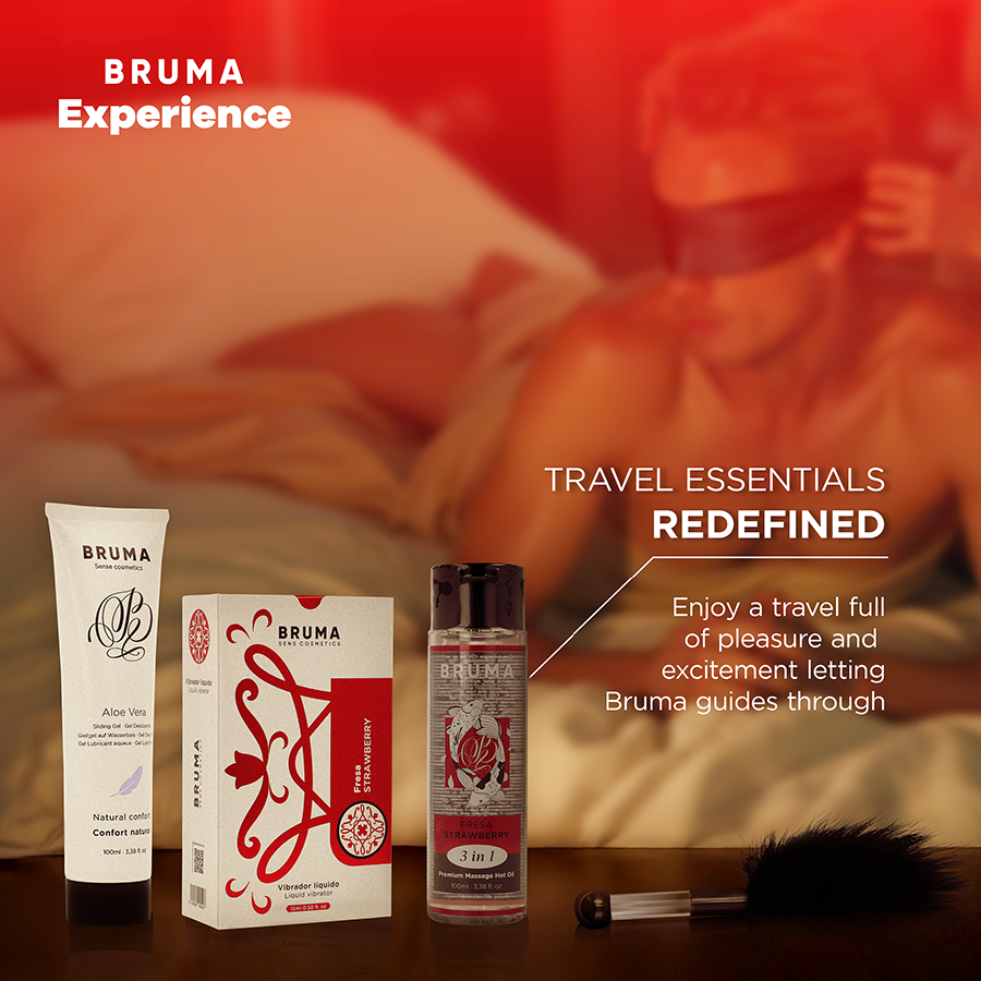 BRUMA XPERIENCE - KIT TENTAZIONE VIBRO-ORGASMICA DOLCE FRAGOLA Bruma