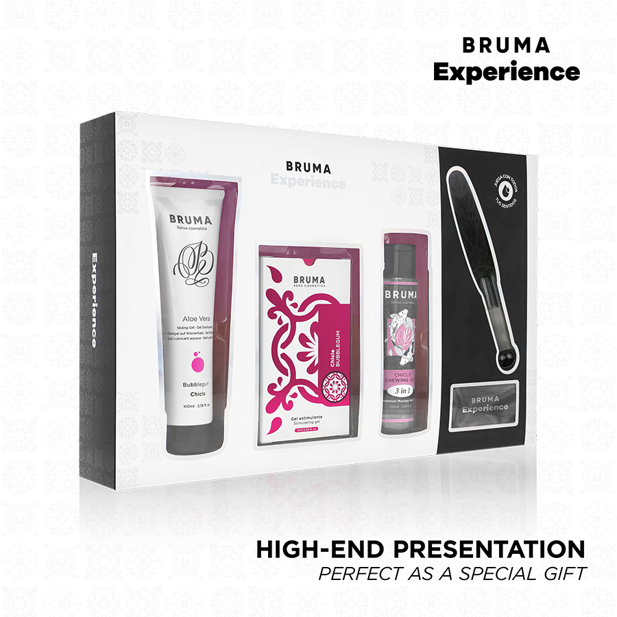 BRUMA XPERIENCE - KIT TENTAZIONE SWEET GUM CON POTENZIATORE DI ORGASMO Bruma