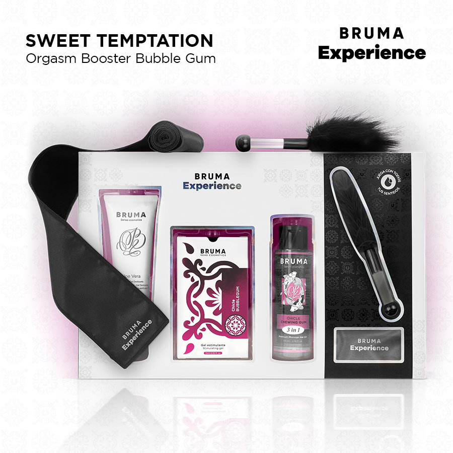 BRUMA XPERIENCE - KIT TENTAZIONE SWEET GUM CON POTENZIATORE DI ORGASMO Bruma