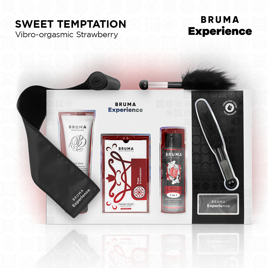 BRUMA XPERIENCE - KIT TENTAZIONE VIBRO-ORGASMICA DOLCE FRAGOLA Bruma