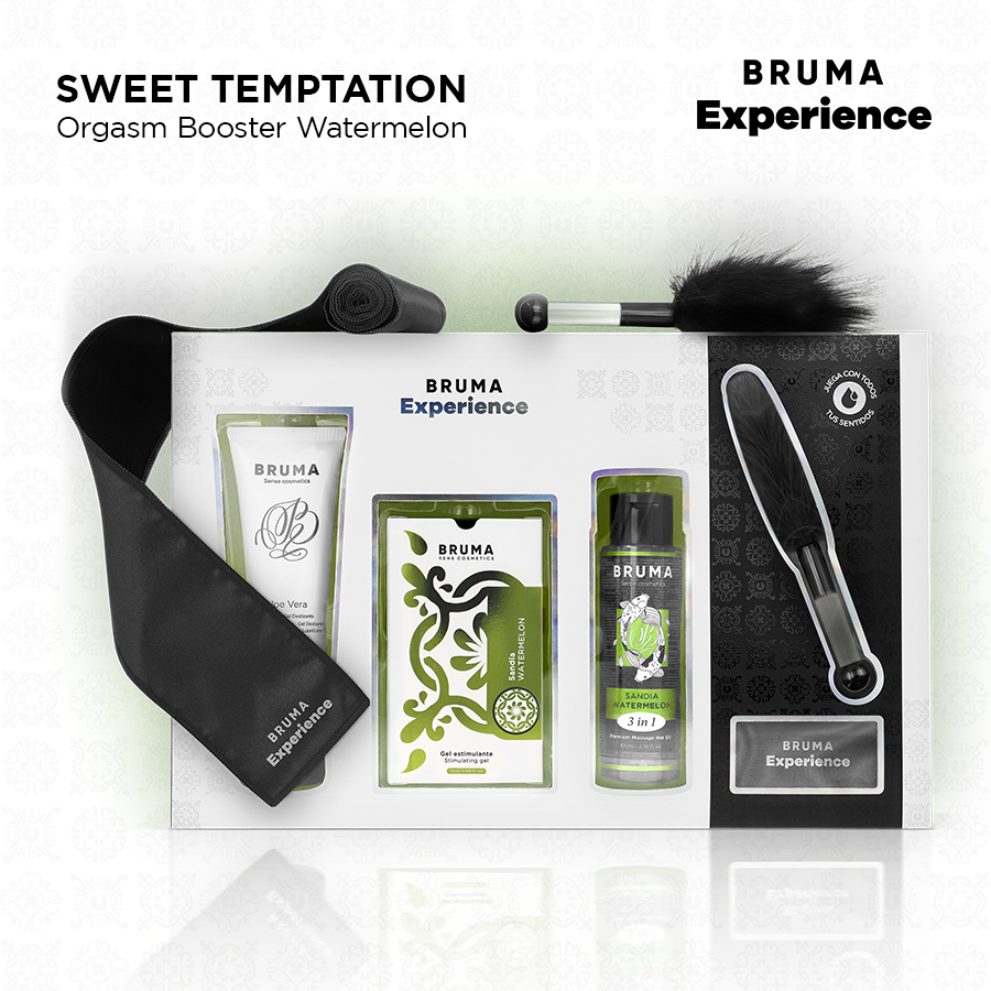 BRUMA XPERIENCE - KIT TENTAZIONE DOLCE ANGURIA CON POTENZIATORE DI ORGASMO Bruma