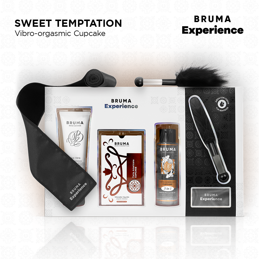 BRUMA XPERIENCE - KIT DOLCE TENTAZIONE TORTA AMERICANA VIBRO-ORGASMICA Bruma