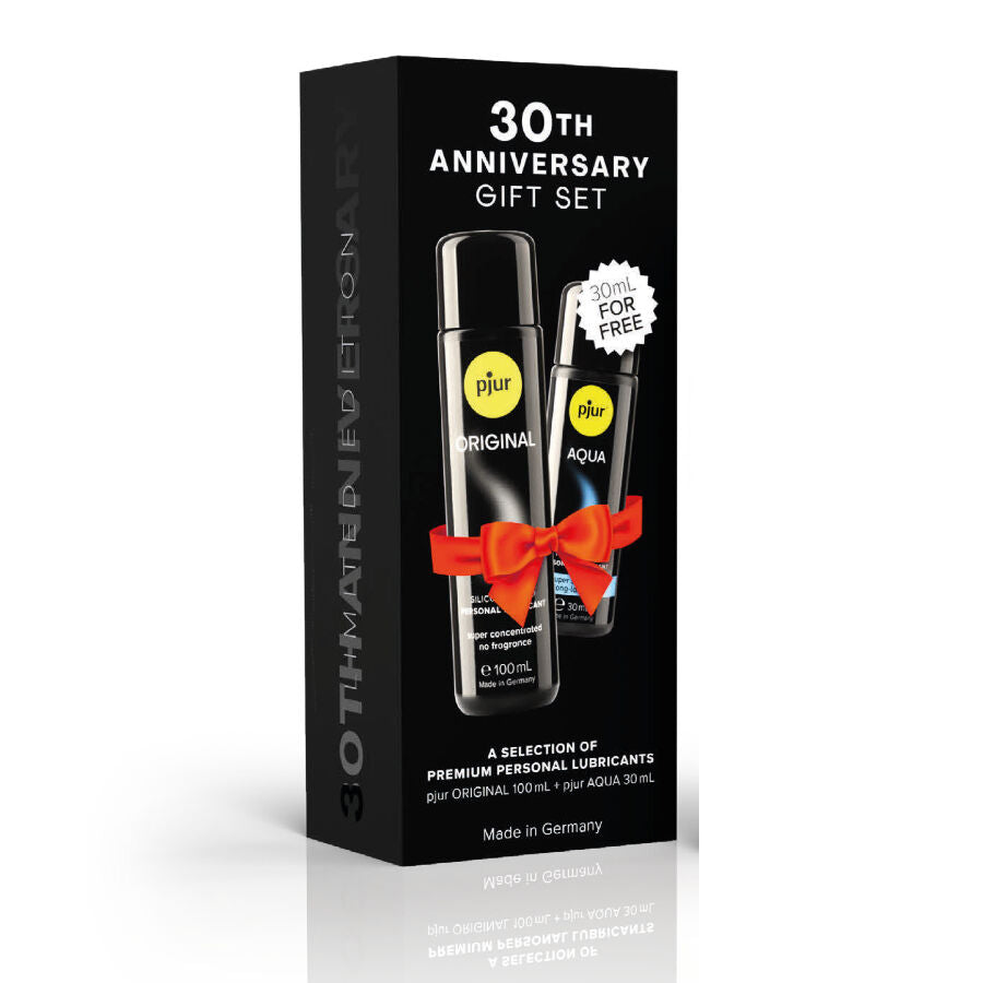 PJUR - COFANETTO 30 ANNIVERSARIO PJUR ORIGINAL 100 ML + PJUR AQUA 30 ML IN REGALO Pjur