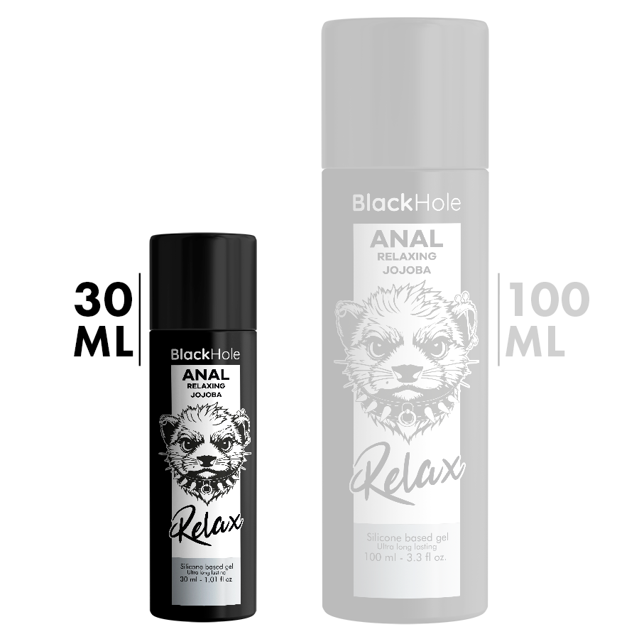 BLACK HOLE - RILASSANTE ANALE JOJOBA RELAX BASE SILICONE 30 ML Black Hole