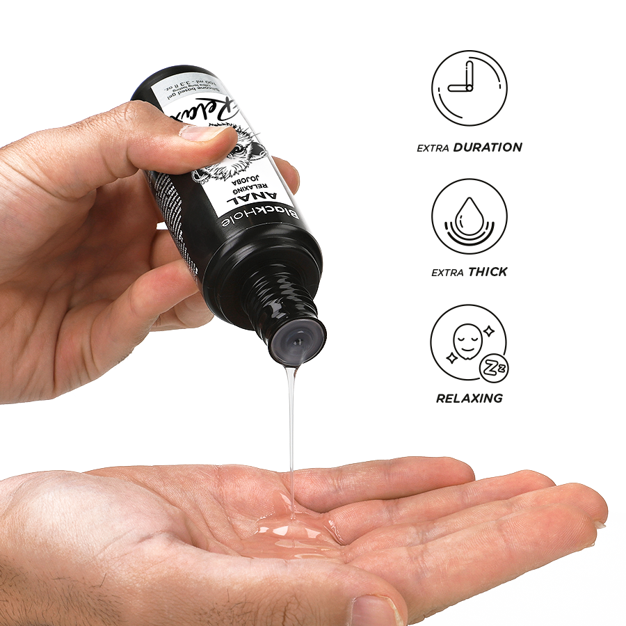 BLACK HOLE - RILASSANTE ANALE JOJOBA RELAX BASE SILICONE 100 ML Black Hole