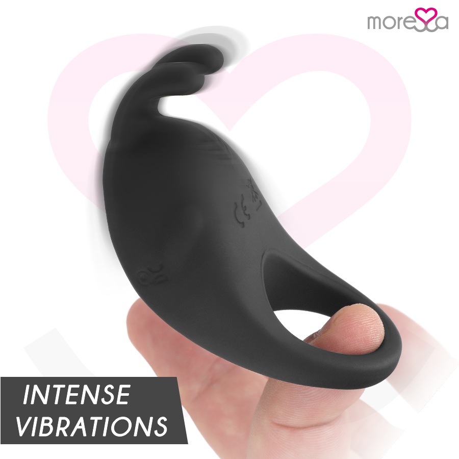 MORESSA - BRAD PREMIUM SILICONE RICARICABILE NERO Moressa