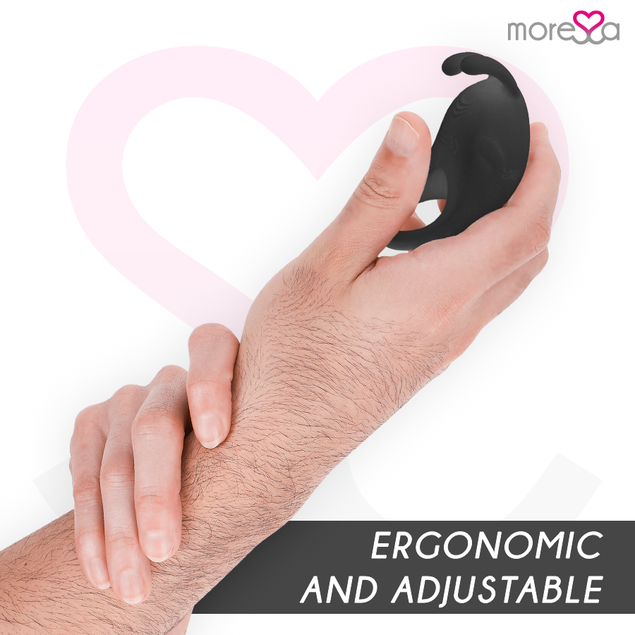 MORESSA - BRAD PREMIUM SILICONE RICARICABILE NERO Moressa
