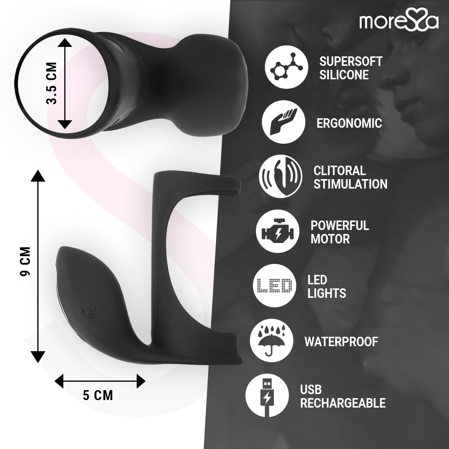 MORESSA - ANELLO VIBRATORE BRANDON CON COPERCHIO Moressa