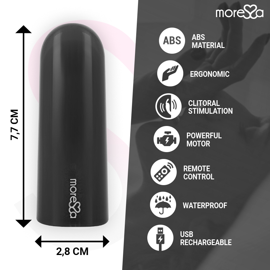 MORESSA - TELECOMANDO VIBRATORE NIX NERO Moressa