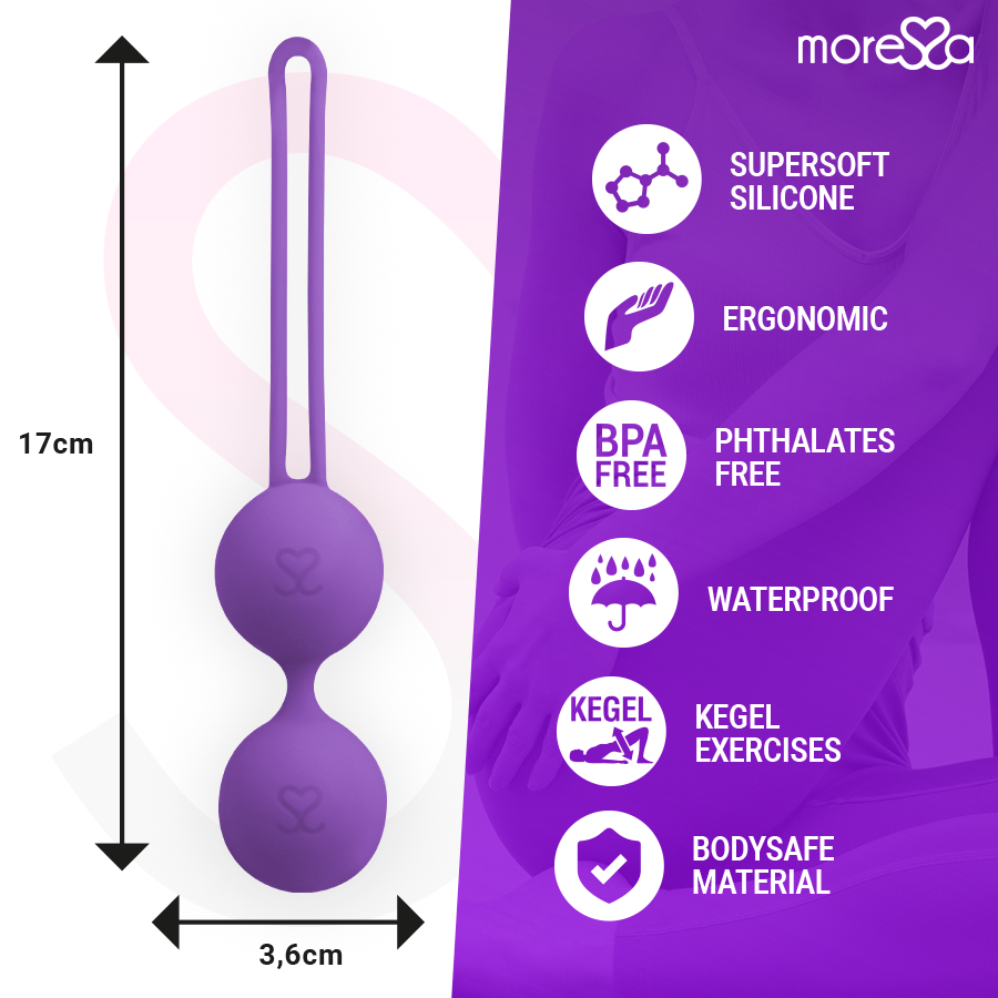 MORESSA - OSIAN TRE PREMIUM SILICONE LILLA Moressa