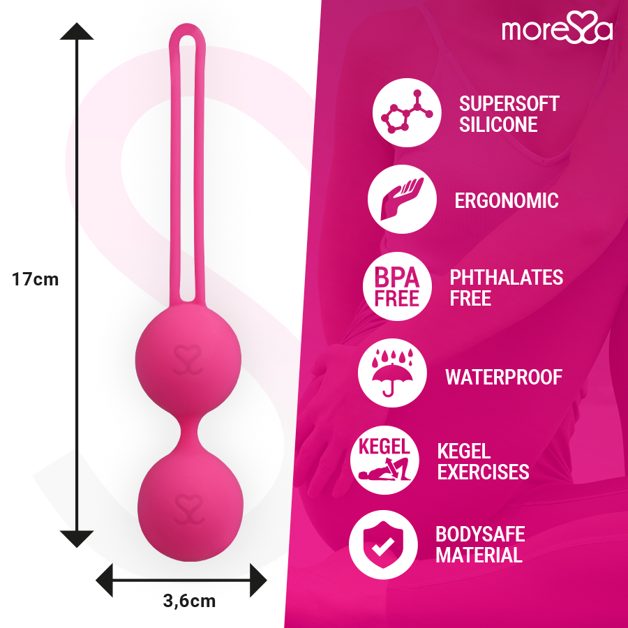 MORESSA - OSIAN TRE PREMIUM SILICONE ROSA Moressa