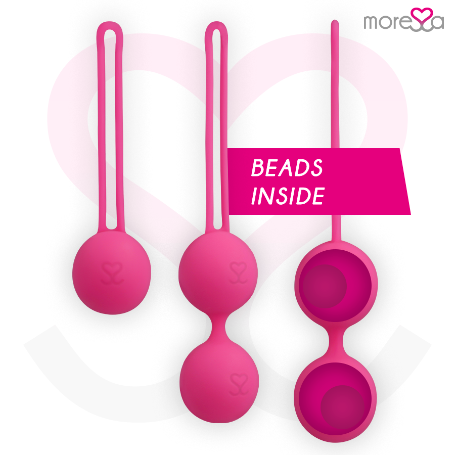 MORESSA - SET OSIAN PREMIUM SILICONE ROSA (Osian One - 51 g  Osian Two - 101 g  Osian Three 85 g) Moressa