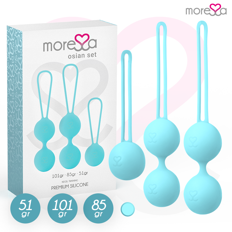 MORESSA - SET OSIAN PREMIUM IN SILICONE TURCHESE Moressa