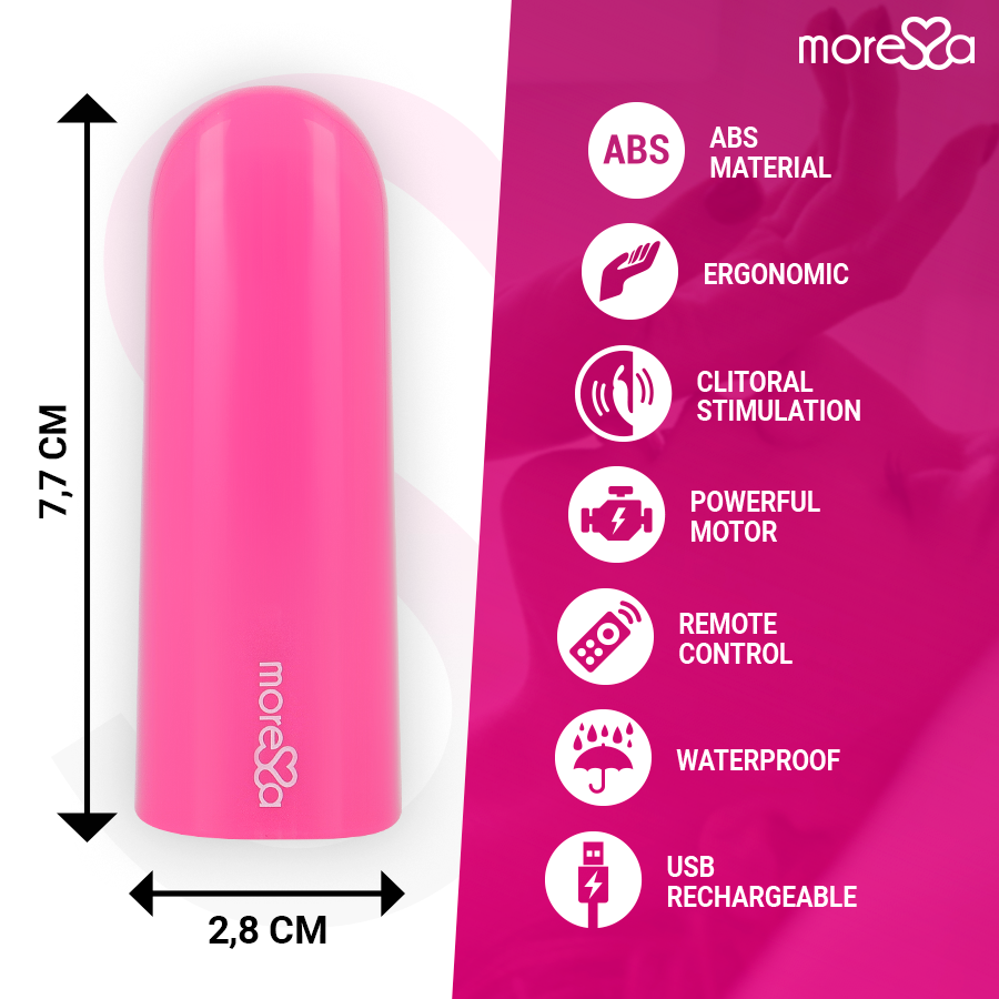 MORESSA - TELECOMANDO VIBRATORE NIX ROSA Moressa