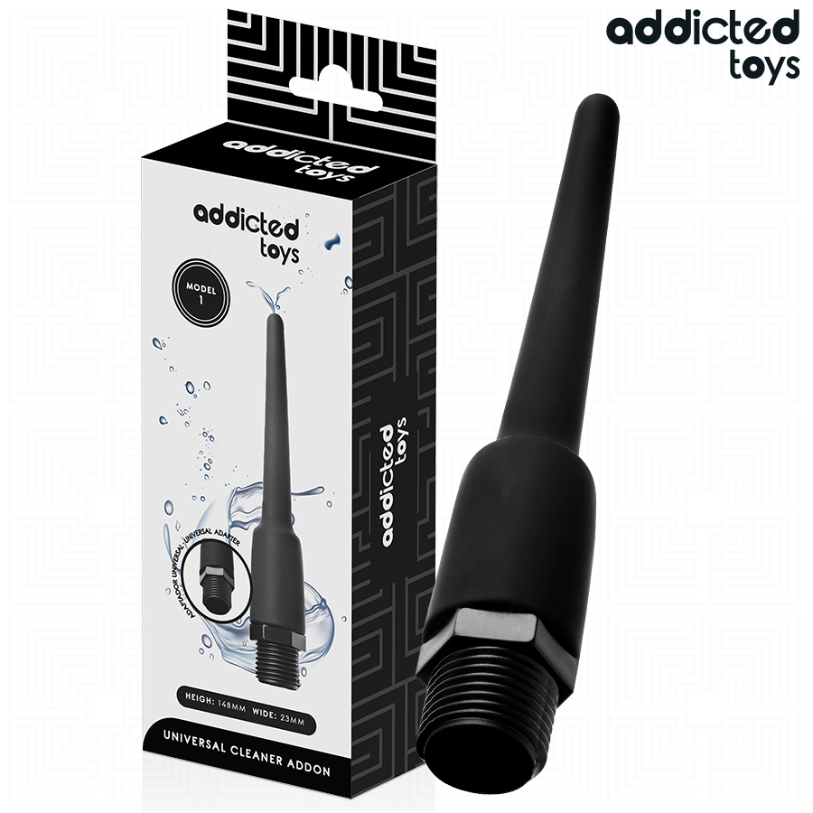 ADDICTED TOYS - PULITORE ANALE CON ADATTATORE UNIVERSALE MODELLO 1 Addicted Toys