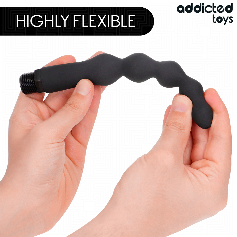 ADDICTED TOYS - PULITORE ANALE CON ADATTATORE UNIVERSALE MODELLO 5 Addicted Toys