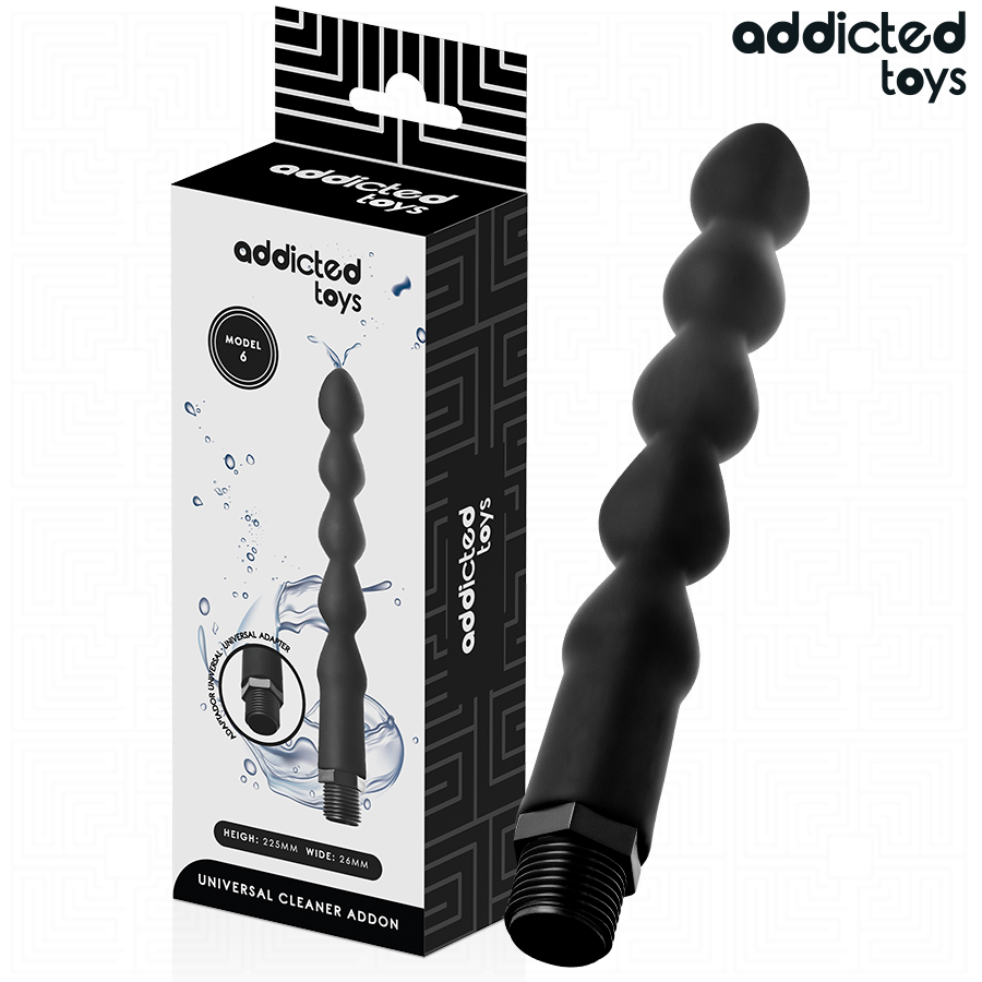 ADDICTED TOYS - PULITORE ANALE CON ADATTATORE UNIVERSALE MODELLO 6 Addicted Toys