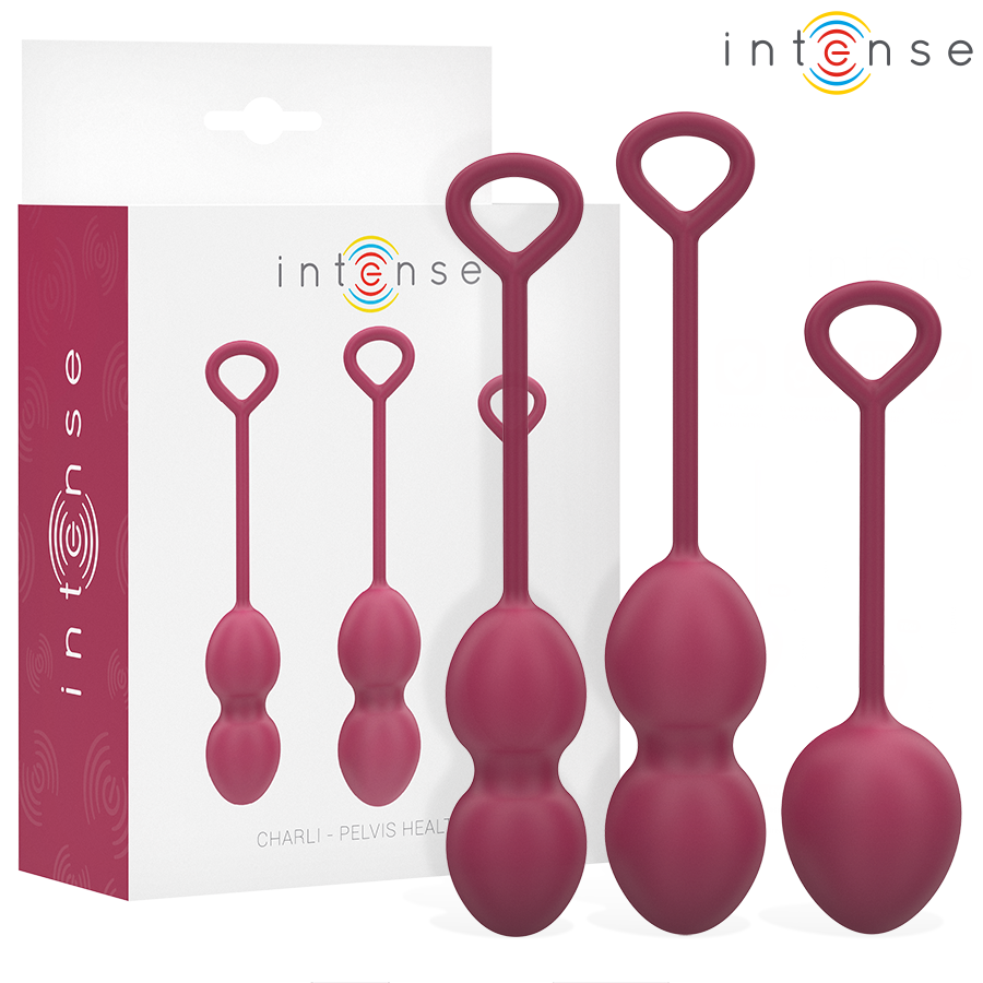 INTENSE - KIT PALLINE KEGEL CHARLI BORDEAUX Intense Health Kegel