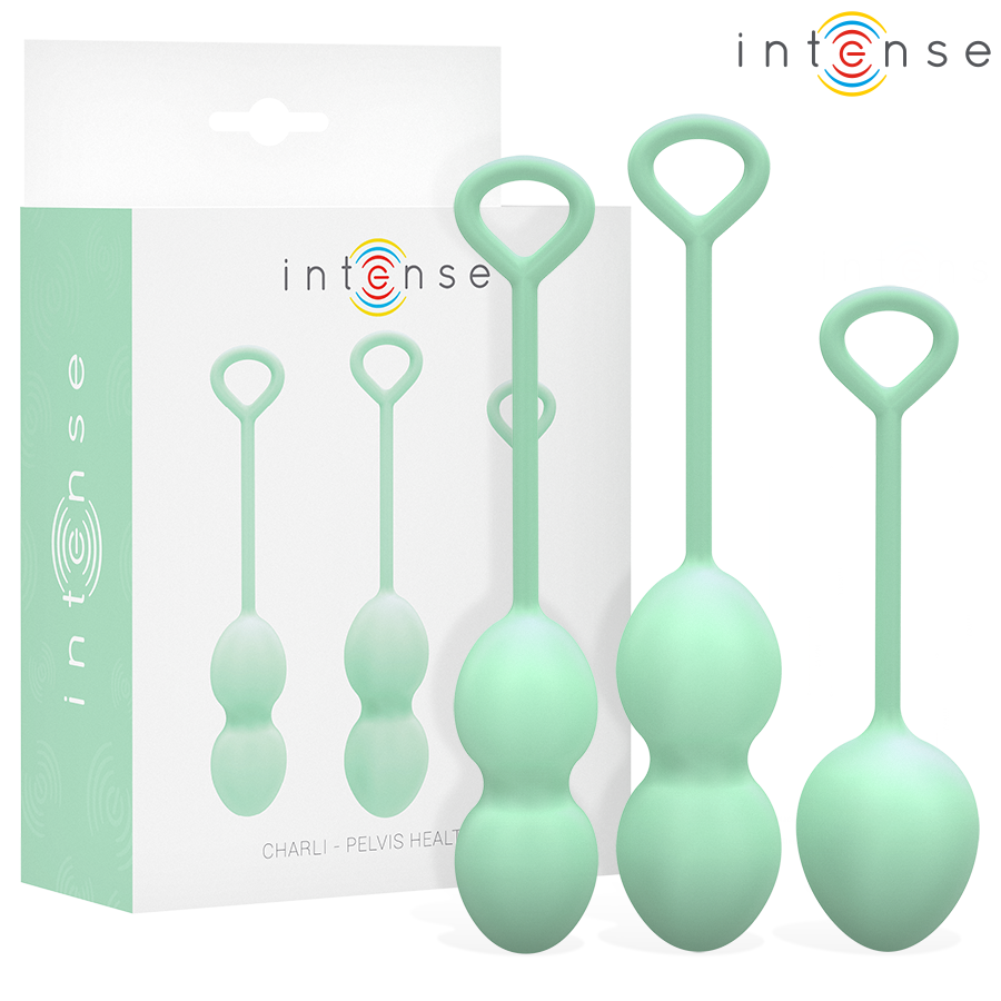 INTENSE - KIT PALLINE KEGEL CHARLI VERDE CHIARO Intense Health & Fun
