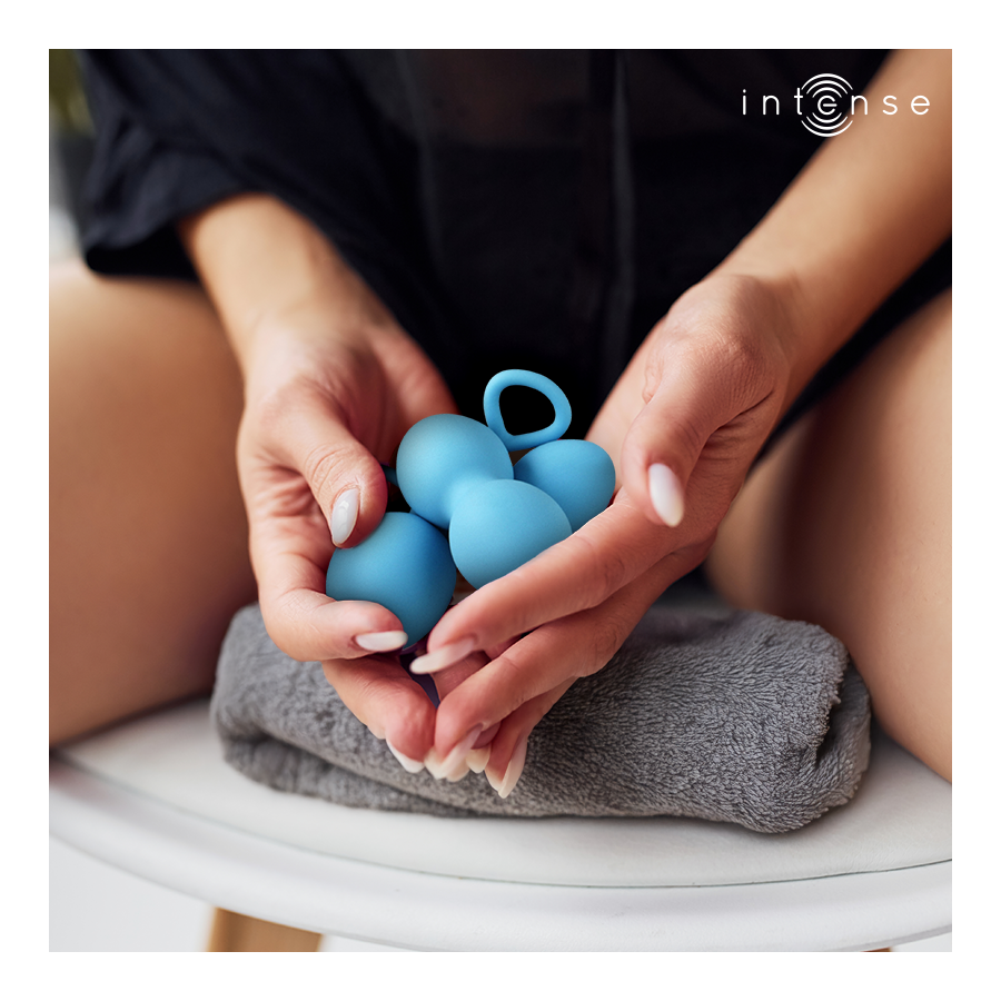 INTENSE - KIT PALLINE KEGEL CHARLI BLU Intense Health & Fun