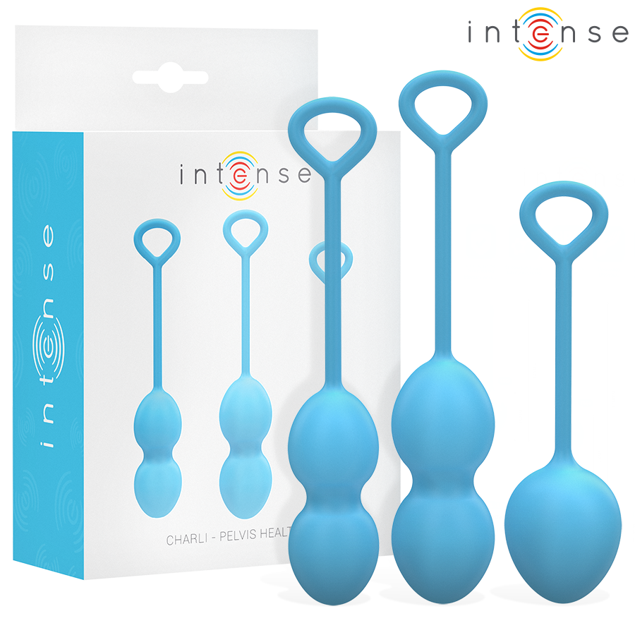 INTENSE - KIT PALLINE KEGEL CHARLI BLU Intense Health & Fun