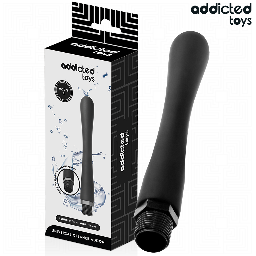 ADDICTED TOYS - PULITORE ANALE CON ADATTATORE UNIVERSALE MODELLO 4 Addicted Toys