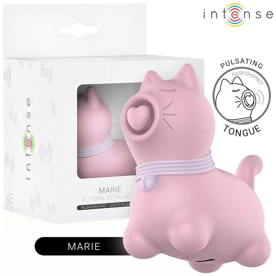 INTENSE - STIMOLATORE DELLA LINGUA CON EFFETTO PULSAZIONE MARIE PINK Intense Fun