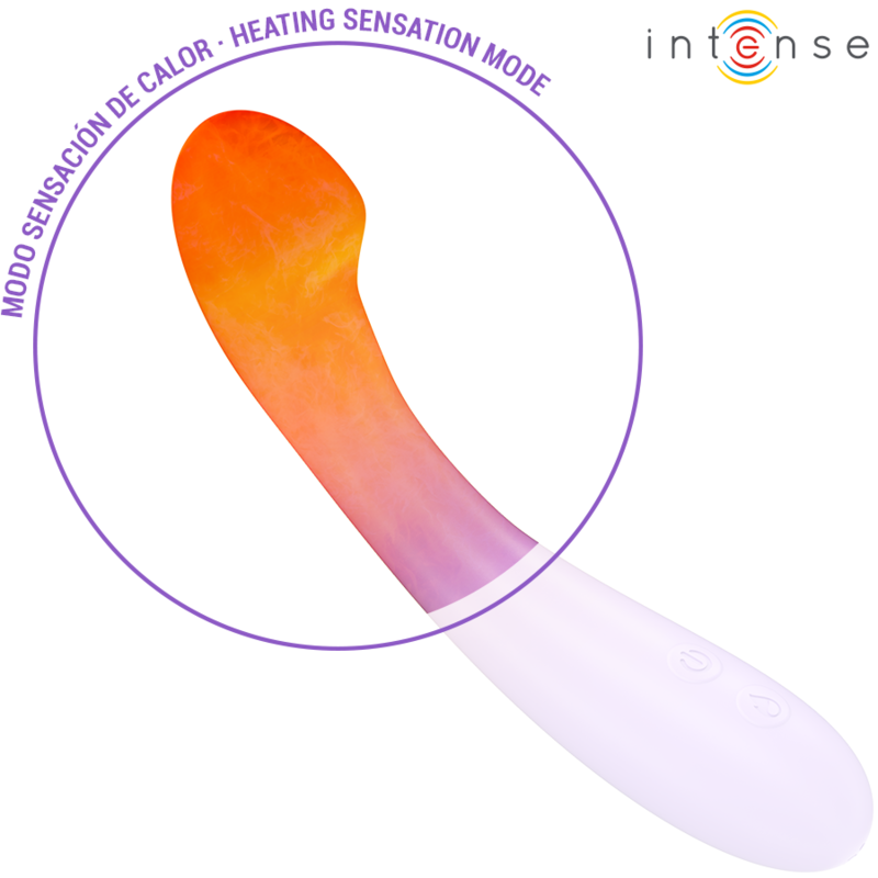 INTENSE - VIBRATORE BECKY 19 CM RISCALDABILE 7 VIBRAZIONI VIOLA Intense Fun
