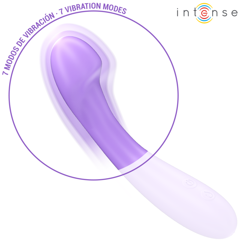 INTENSE - VIBRATORE BECKY 19 CM RISCALDABILE 7 VIBRAZIONI VIOLA Intense Fun