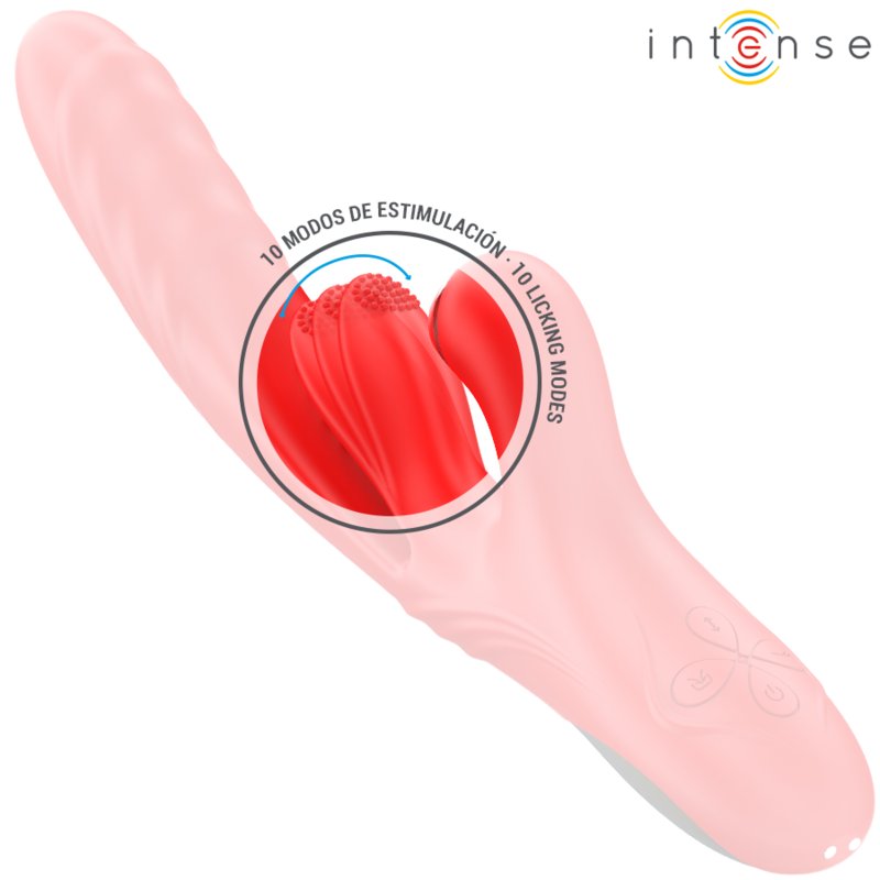 INTENSE - VIBRATORE MULTIFUNZIONE ROSALIA 3 IN 1 ROSSO Intense Fun