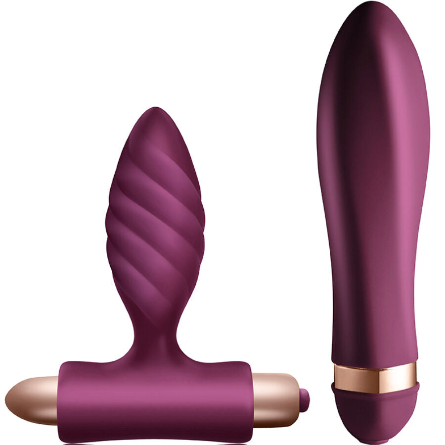 CLIMAXIMUM - DESIRE KIT VIBRATORE TWISTED + PLUG ANALE Climaximum