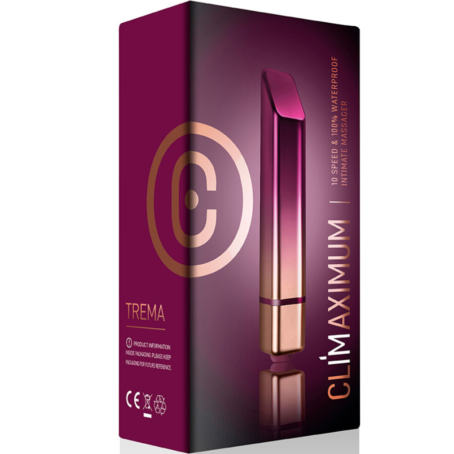 CLIMAXIMUM - VIBRATORE A PROIETTILE CON ROSSETTO TREMA Climaximum