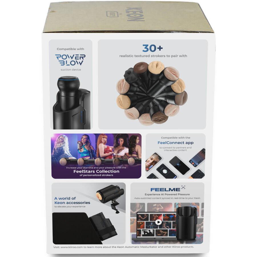 KIIROO - KEON WIFI COMBO MASTURBATORE AUTOMATICO + FEEL STROKER Kiiroo